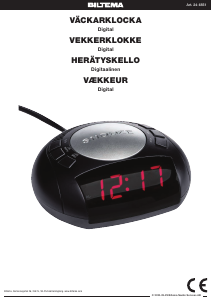Brugsanvisning Biltema 24-6551 Vækkeur