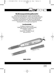 Instrukcja Clatronic HAS 2753 Lokówka