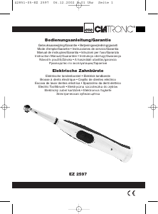 Brugsanvisning Clatronic EZ 2597 Elektrisk tandbørste