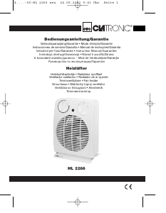 Instrukcja Clatronic HL 2266 Ogrzewacz