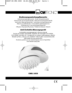 Használati útmutató Clatronic CMG 2459 Masszázskészülék