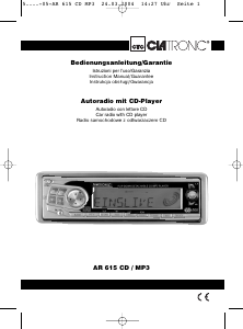 Instrukcja Clatronic AR 615 CD Radio samochodowe