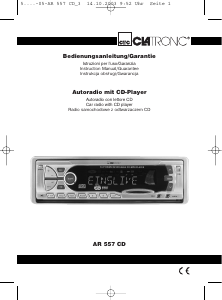Manuale Clatronic AR 557 CD Autoradio