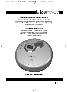 Handleiding Clatronic CDP 604 Discman