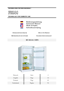 Manual PKM KS 120.4A+ EBN Refrigerator