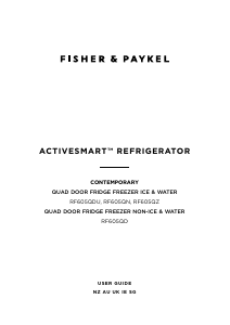 Manual Fisher and Paykel RF605QNUVX1 Fridge-Freezer