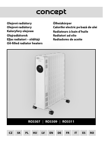 Mode d’emploi Concept RO3309 Chauffage