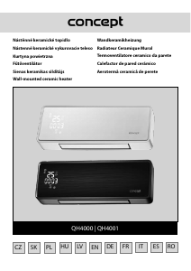 Manuale Concept QH4001 Termoventilatore