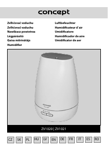 Bedienungsanleitung Concept ZV1020 Luftbefeuchter