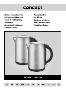 Manual Concept RK3292 Kettle