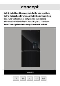 Manual Concept LA8891BC Fridge-Freezer