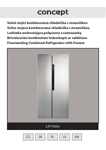 Manual Concept LA7183SS Fridge-Freezer