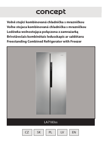 Návod Concept LA7183SS Chladnička s mrazničkou
