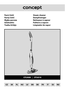 Manual de uso Concept CP2010 Limpiador de vapor