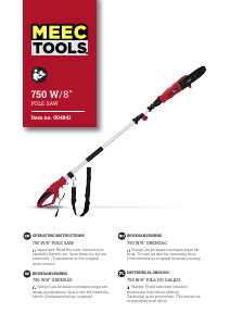 Manual Meec Tools 004-841 Chainsaw