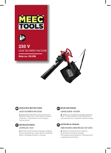 Manual Meec Tools 011-398 Leaf Blower