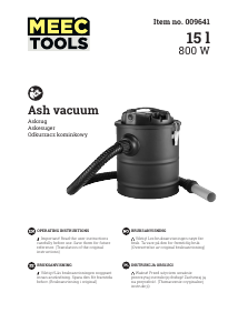Manual Meec Tools 009-641 Vacuum Cleaner