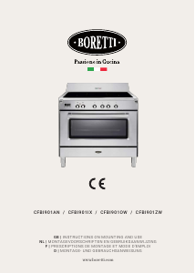 Mode d’emploi Boretti CFBI901AN Cuisinière