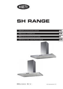 Handleiding Boretti SHP1090AN Afzuigkap