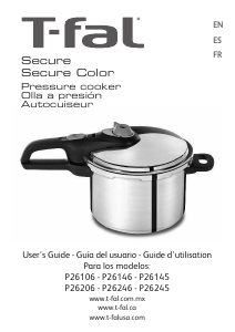 Handleiding Tefal P2614634 Secure Color Snelkookpan