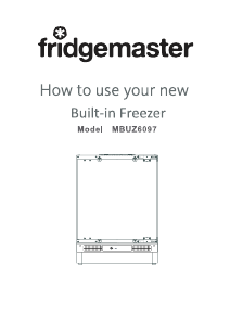 Handleiding Fridgemaster MBUZ6097 Vriezer