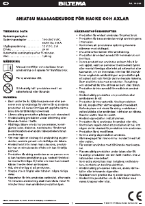 Käyttöohje Biltema 14-990 Hierontalaite