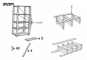 Käyttöohje Biltema 28-403 Kaappi