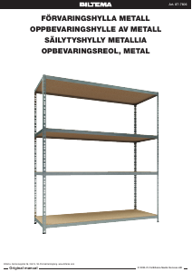 Käyttöohje Biltema 87-7606 Kaappi