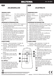 Käyttöohje Biltema 88-8004 Joulukoriste