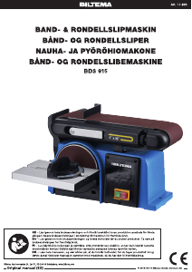 Bruksanvisning Biltema BDS 915 Benkesliper