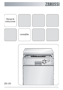 Manual de uso Zanussi ZDS205 Lavavajillas