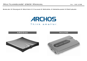 Manual de uso ARCHOS MiniHD Disco duro