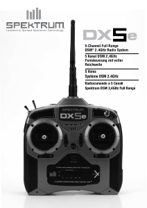 Manuale Spektrum DX5e Radiocomando