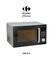 Manual de uso Carrefour Home HMF28-10 Microondas