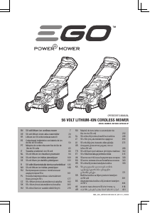 Manual EGO LM1900E-SP Mașină de tuns iarbă