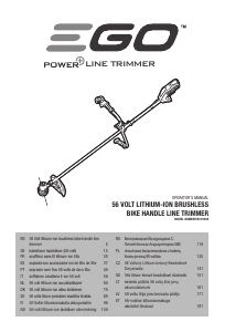 Bruksanvisning EGO BC1500E-F Grästrimmer