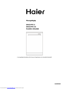 Használati útmutató Haier DW15-PFE S Mosogatógép
