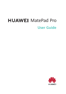 Bruksanvisning Huawei MatePad Pro Bärbar dator