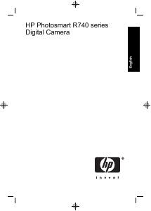 Bedienungsanleitung HP Photosmart R740 Digitalkamera
