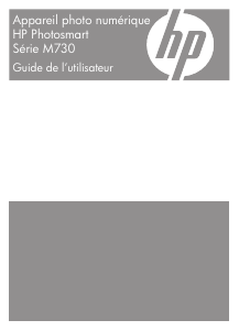 Mode d’emploi HP Photosmart M730 Appareil photo numérique