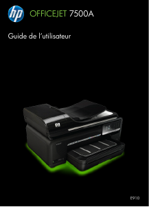 Mode d’emploi HP OfficeJet 7500A Imprimante multifonction
