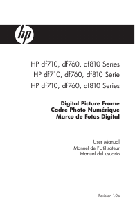 Mode d’emploi HP df810 Cadre photo numérique