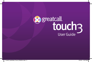 Bruksanvisning GreatCall Touch3 Mobiltelefon
