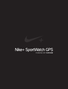 Manual Nike+ SportWatch GPS Sports Watch