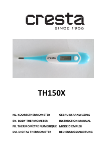 Mode d’emploi Cresta TH150X Thermomètre