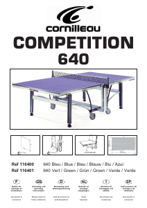 Manuale Cornilleau Competition 640 Tavolo da ping pong