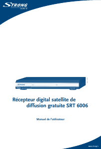 Mode d’emploi Strong SRT 6006 Récepteur numérique