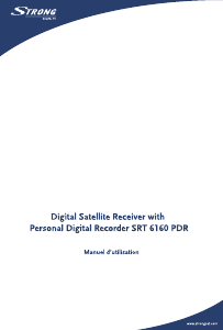 Mode d’emploi Strong SRT 6160 PDR Récepteur numérique