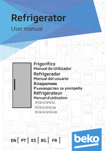 Manual de uso BEKO RSSE415M21XB Refrigerador