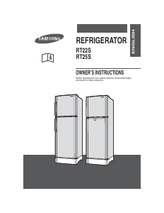 Bruksanvisning Samsung RT22SCAS Kyl-frys